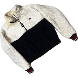 Tommy Hilfiger Medium Pullover QuarterZip Sherpa